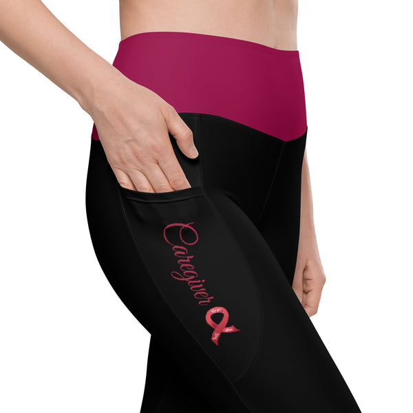 Multiple Myeloma Caregiver Leggings with Pockets – Faith Hope