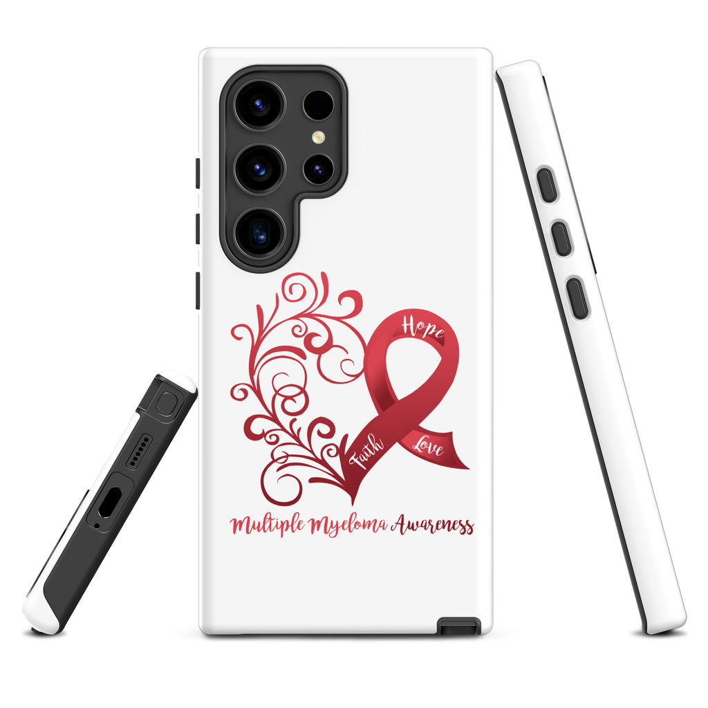 Multiple Myeloma Awareness Heart Tough case for Samsung® (Several Models Available)(NON-RETURNABLE)