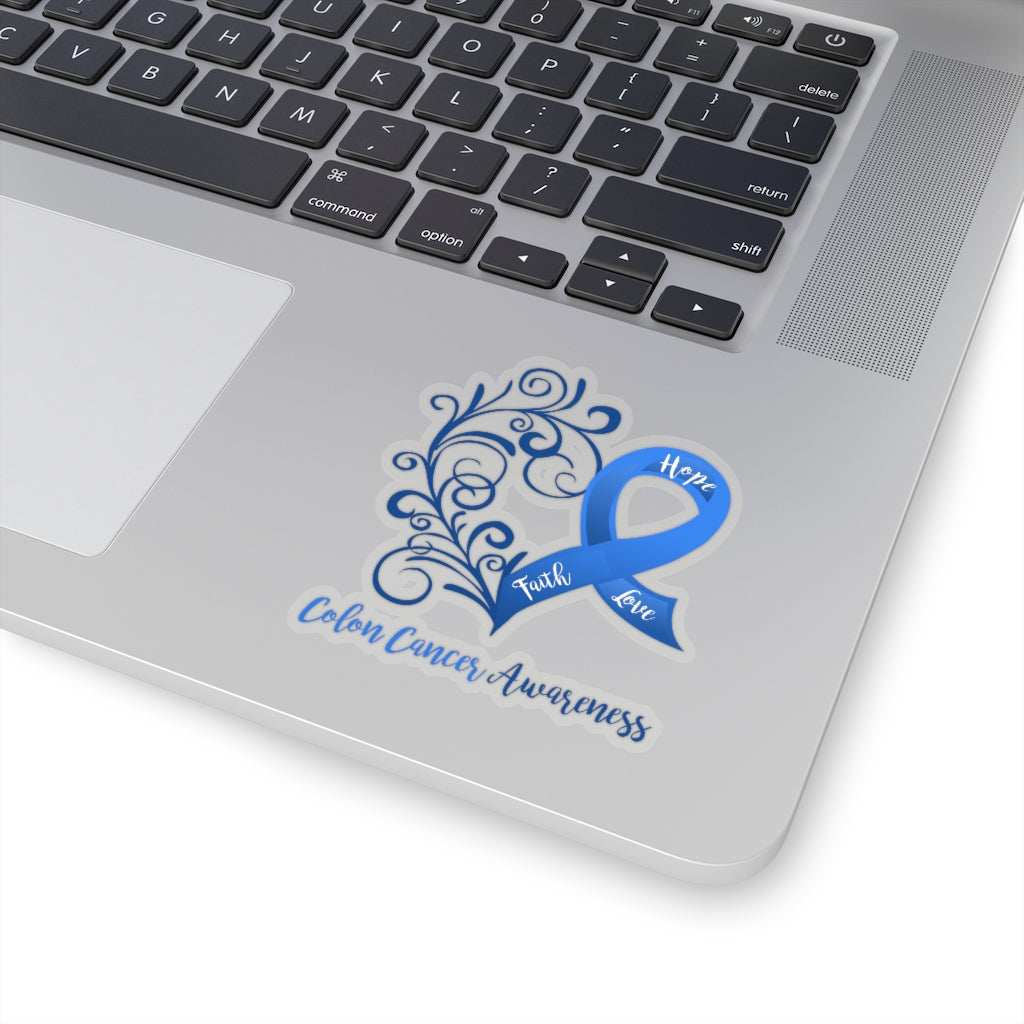 Colon Cancer Awareness Sticker (3X3)