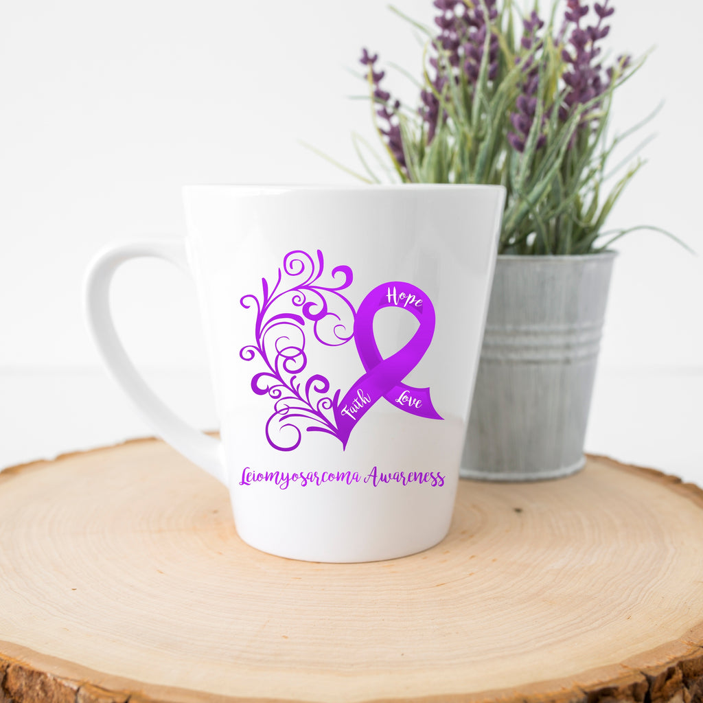 Leiomyosarcoma Awareness Latte Mug (12 oz.)