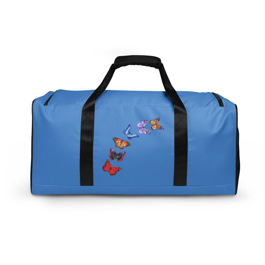 Butterflies in Flight Duffle Bag (Blue)