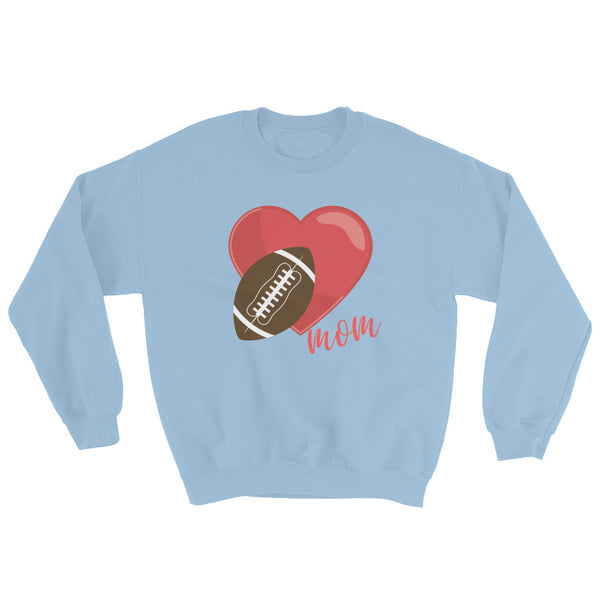 Faith Hope Love Boutique Football Mom Sweatshirt Indigo Blue / L