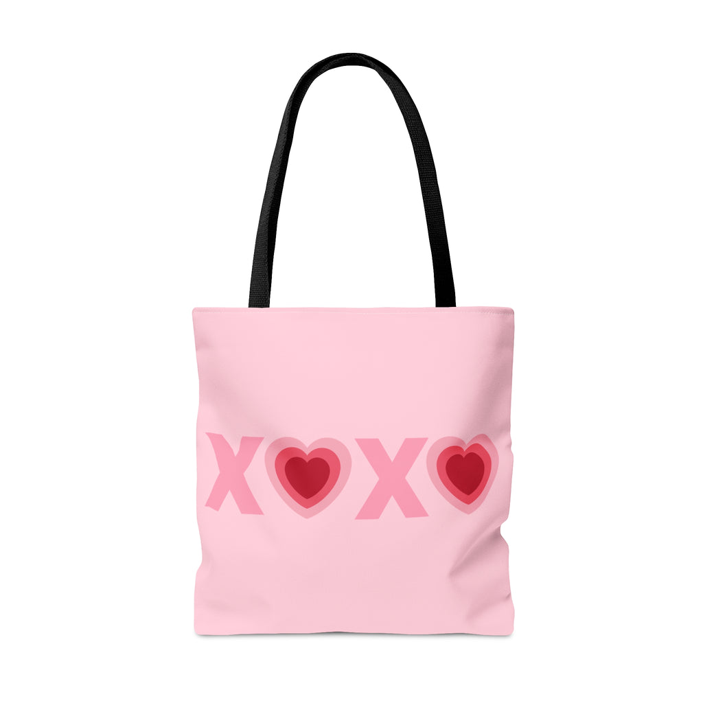 Valentines XOXO Heart Large Tote Bag