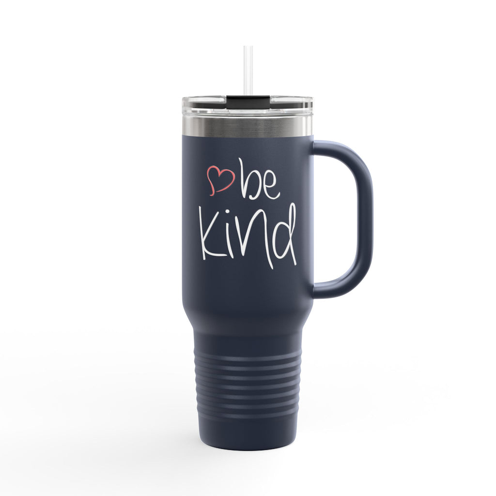 be kind Heart Insulated Travel Mug, 40oz - Dark Colors
