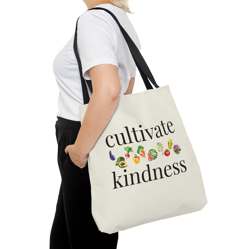 cultivate kindness Large "Natural" Tote Bag