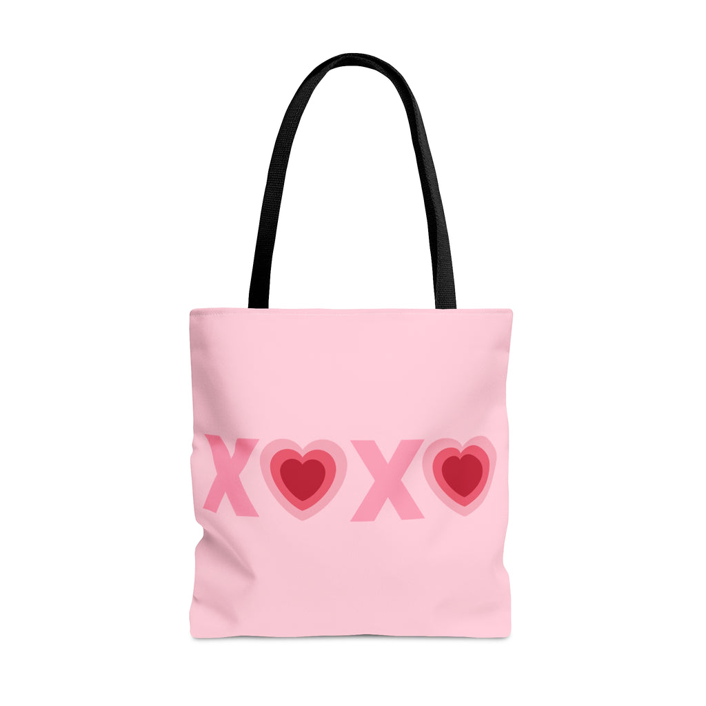 Valentines XOXO Heart Large Tote Bag