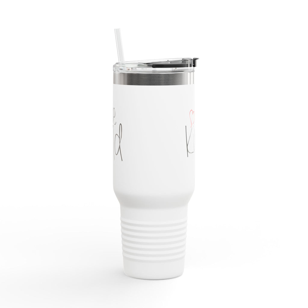 be kind Heart Insulated Travel Mug, 40oz - Light Colors
