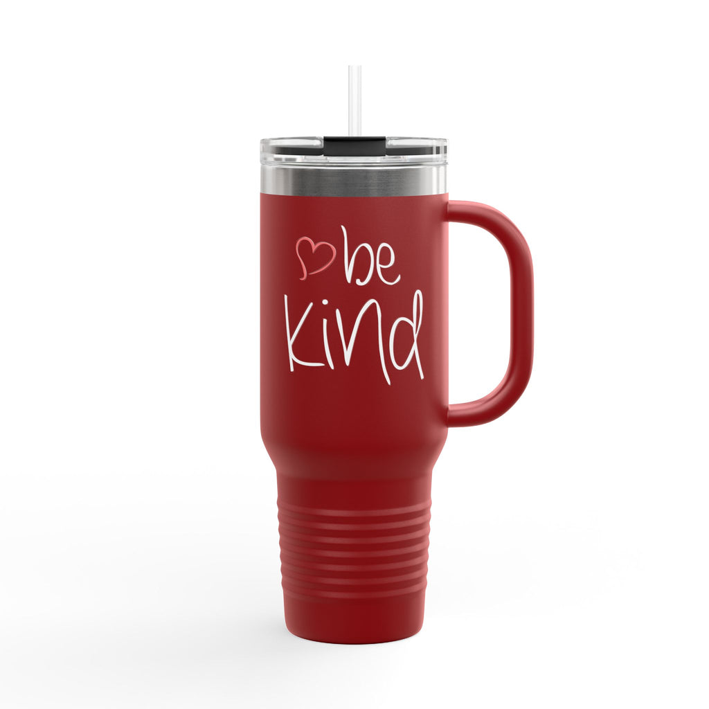 be kind Heart Insulated Travel Mug, 40oz - Dark Colors
