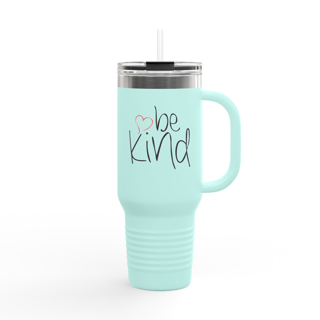 be kind Heart Insulated Travel Mug, 40oz - Light Colors