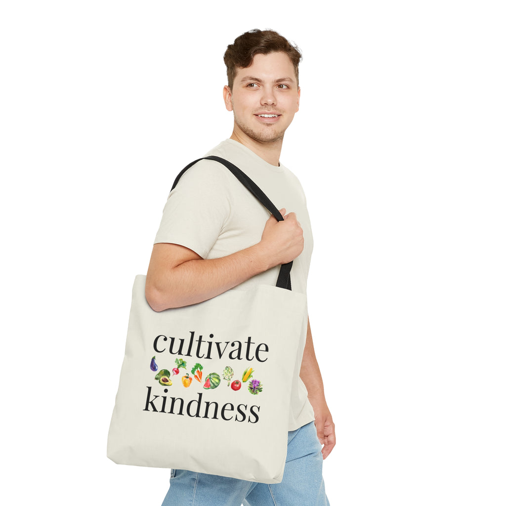 cultivate kindness Large "Natural" Tote Bag