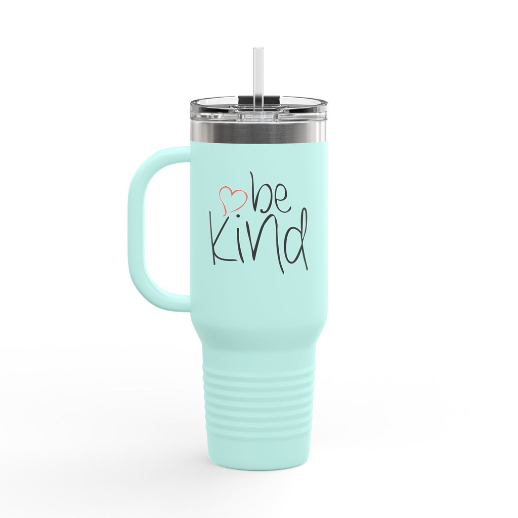 be kind Heart Insulated Travel Mug, 40oz - Light Colors