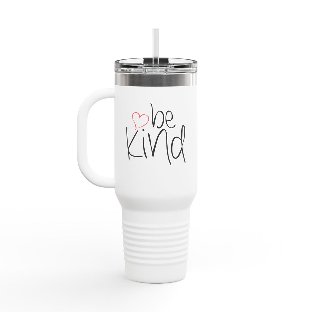be kind Heart Insulated Travel Mug, 40oz - Light Colors