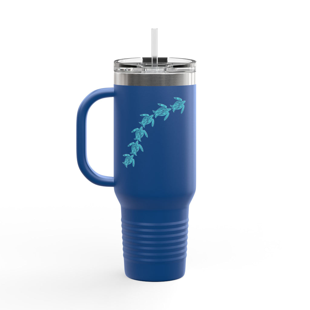 Swimming Sea Turtle Insulated Travel Mug, 40oz