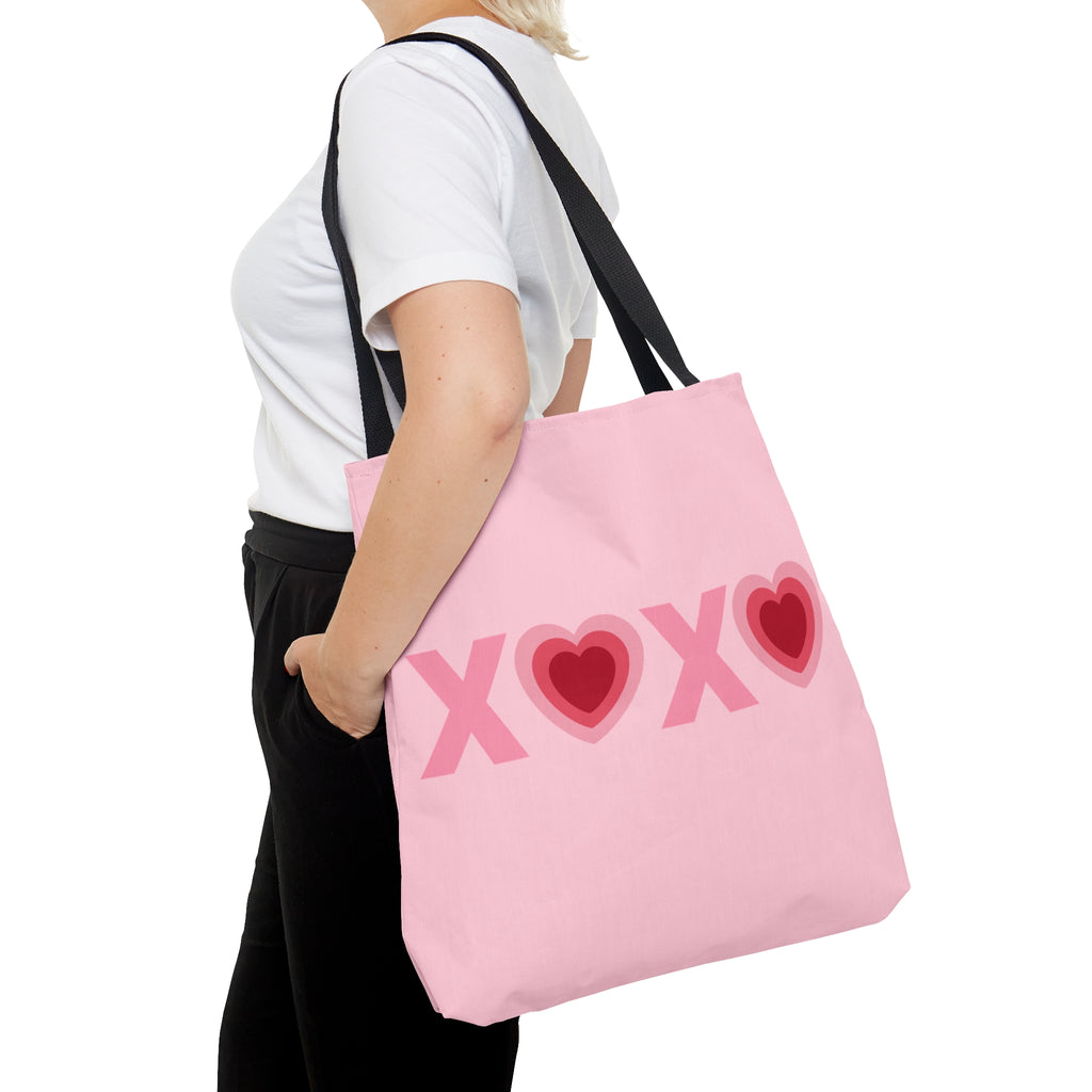 Valentines XOXO Heart Large Tote Bag