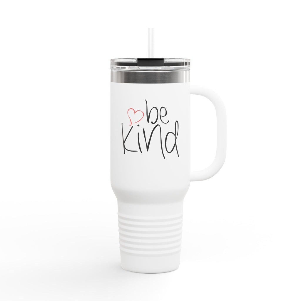be kind Heart Insulated Travel Mug, 40oz - Light Colors