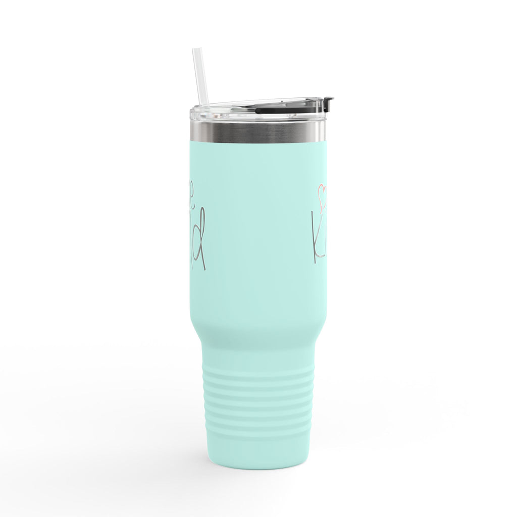 be kind Heart Insulated Travel Mug, 40oz - Light Colors