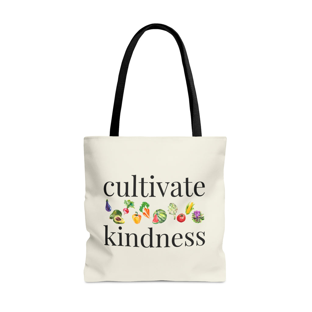 cultivate kindness Large "Natural" Tote Bag