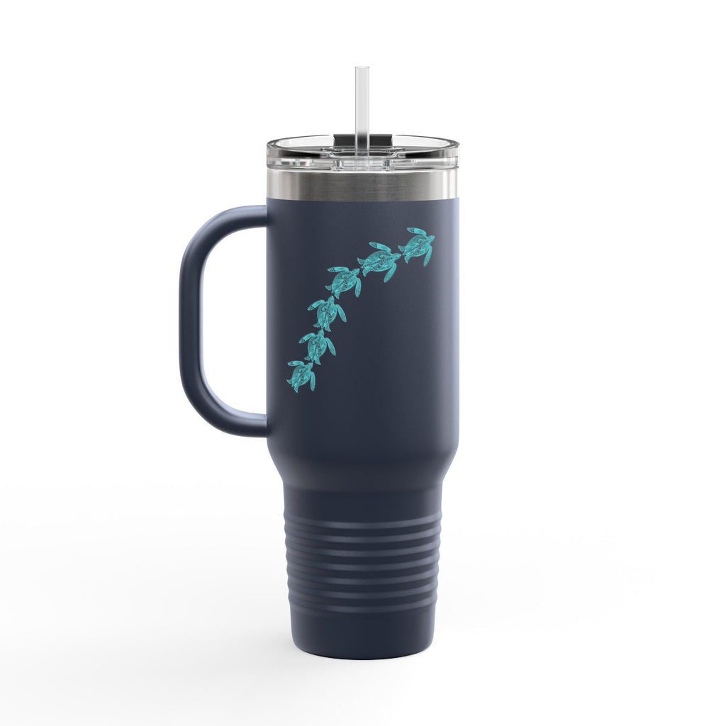 Swimming Sea Turtle Insulated Travel Mug, 40oz