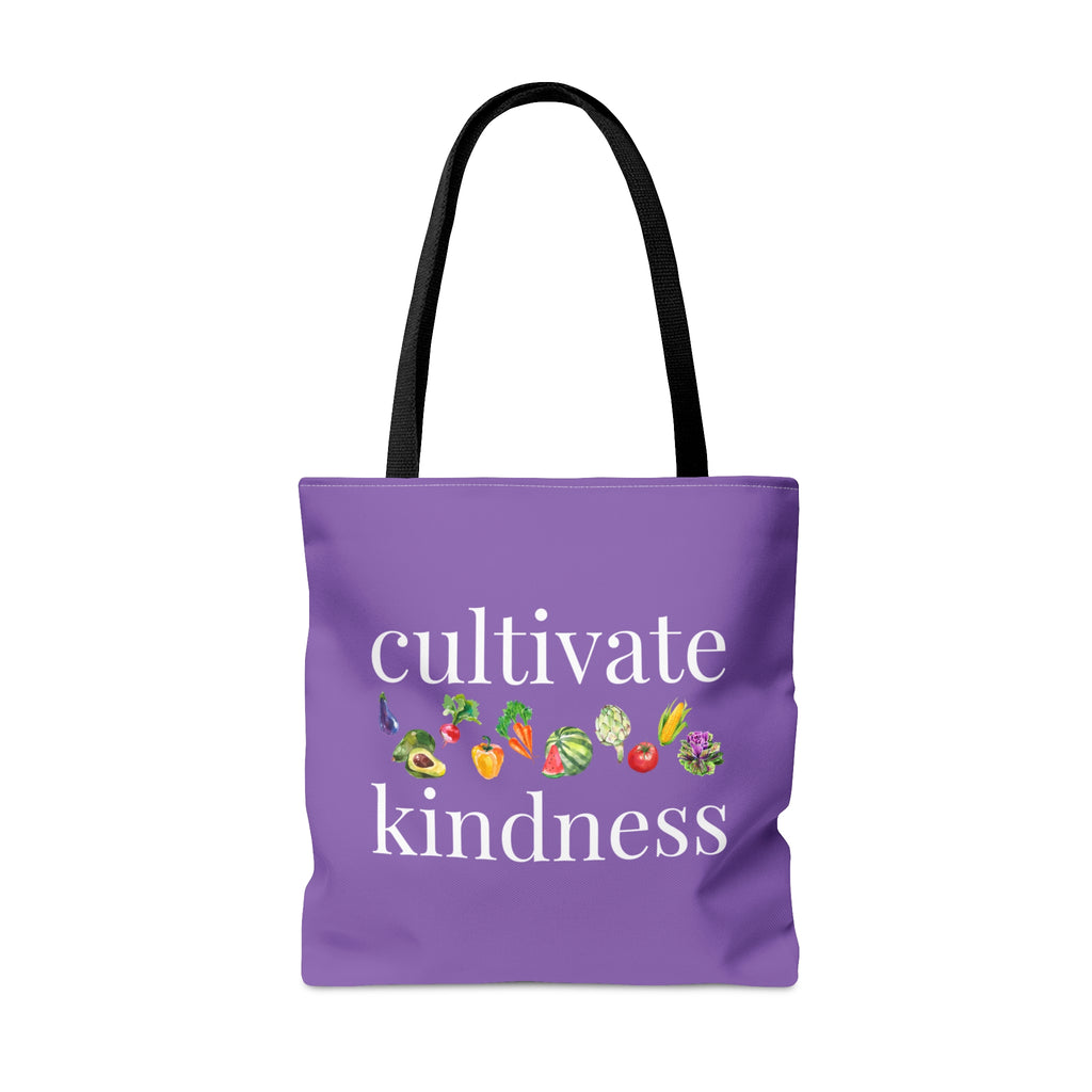 cultivate kindness Large "Purple" Tote Bag