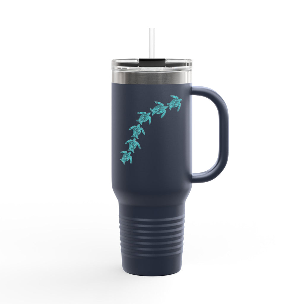 Swimming Sea Turtle Insulated Travel Mug, 40oz