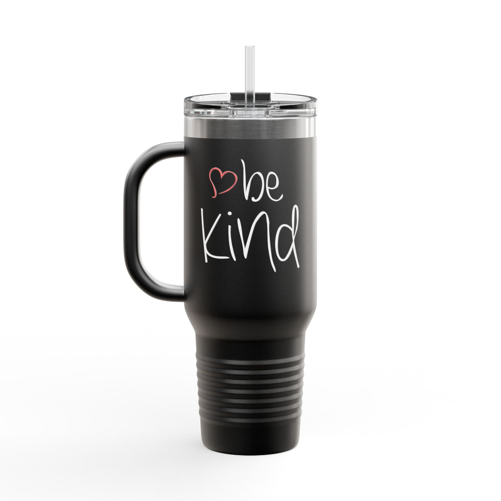 be kind Heart Insulated Travel Mug, 40oz - Dark Colors