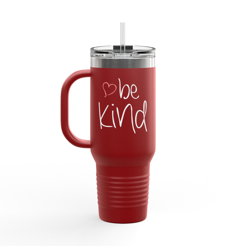 be kind Heart Insulated Travel Mug, 40oz - Dark Colors