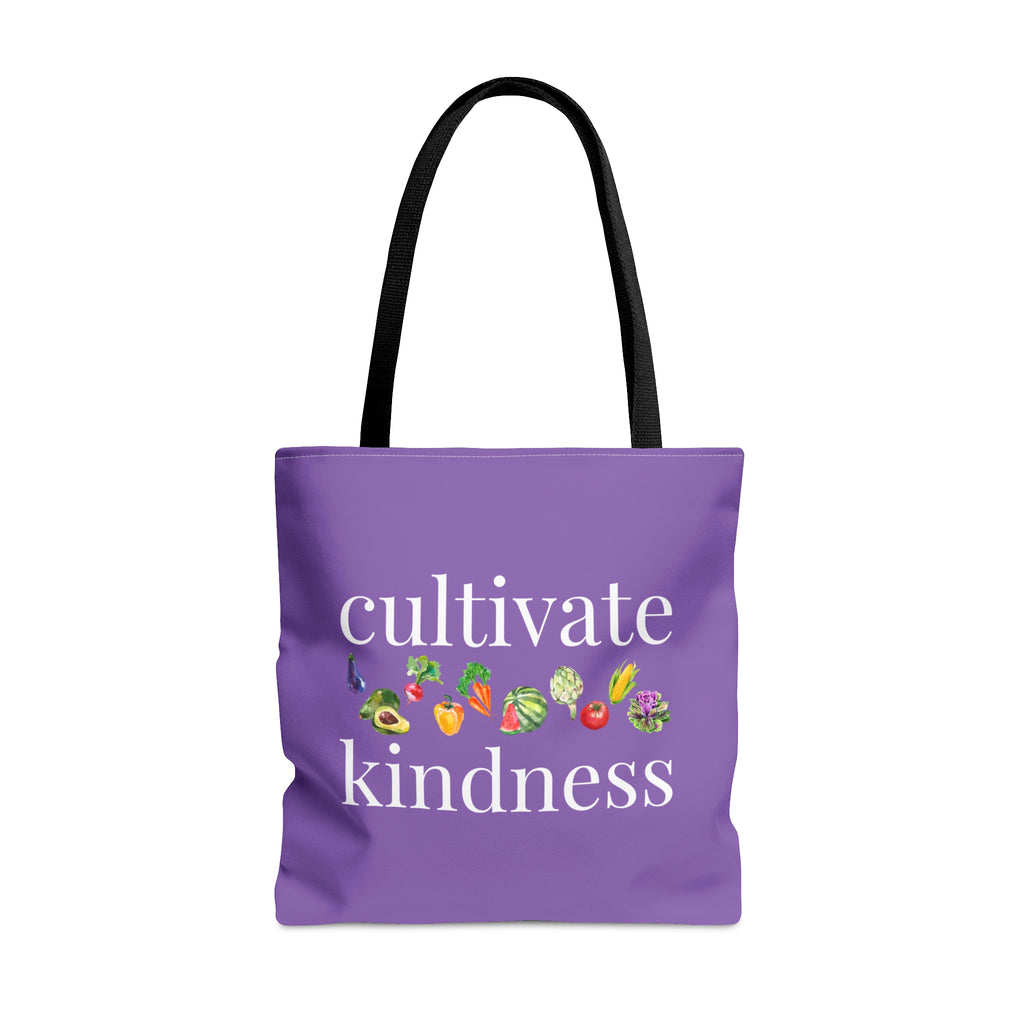 cultivate kindness Large "Purple" Tote Bag
