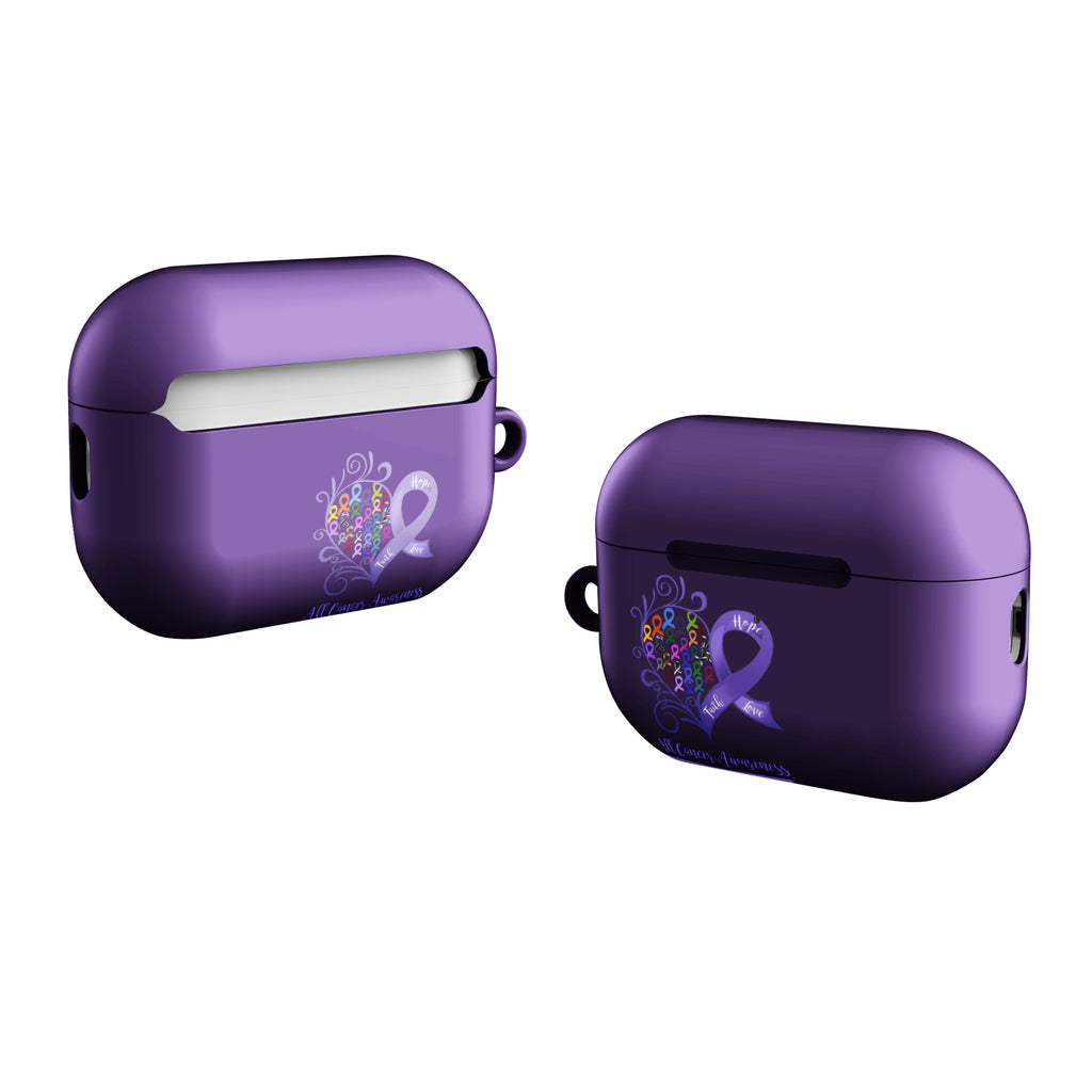 All Cancer Awareness Heart "Purple" Case for AirPods®