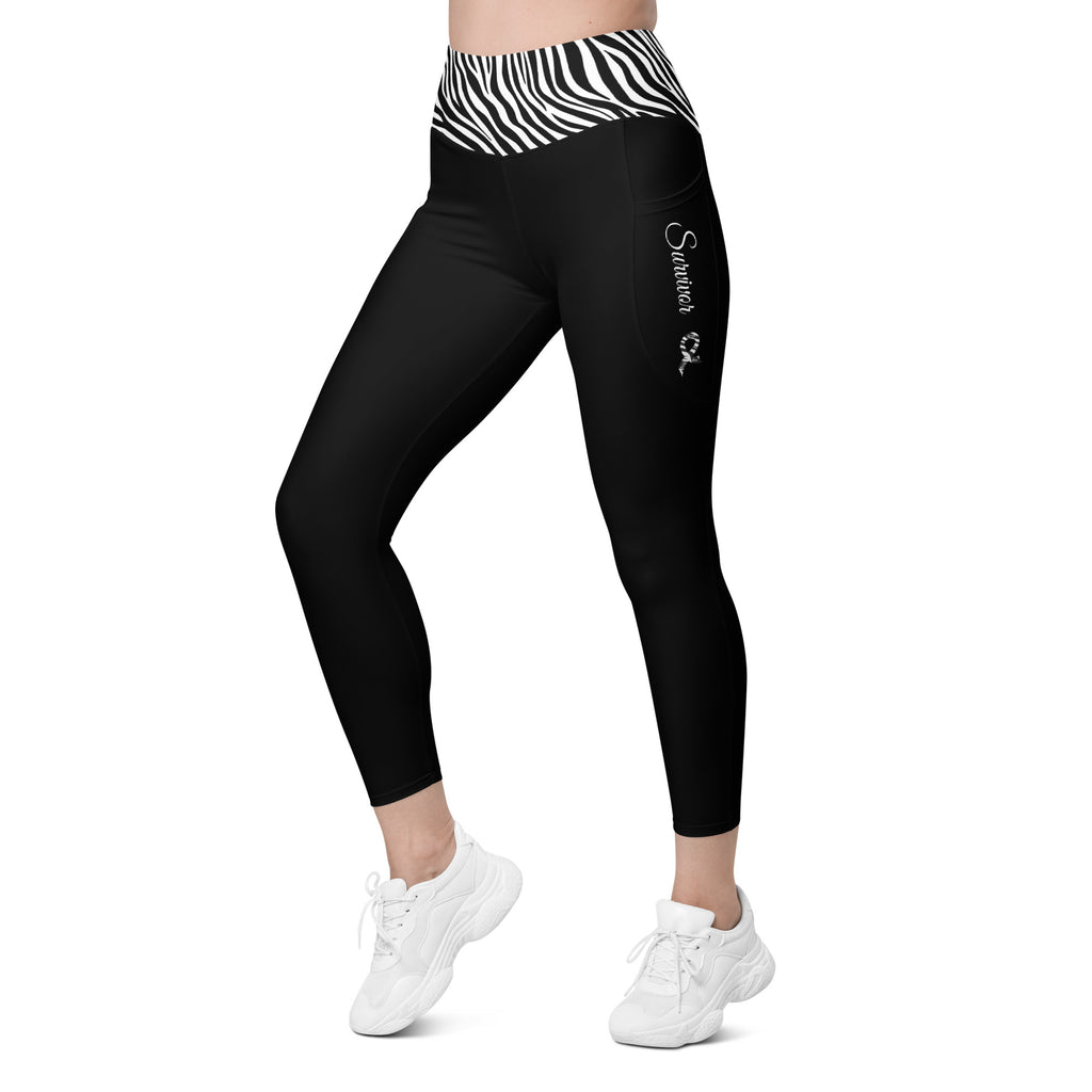 Ampullary Cancer "Survivor" Leggings with Pockets