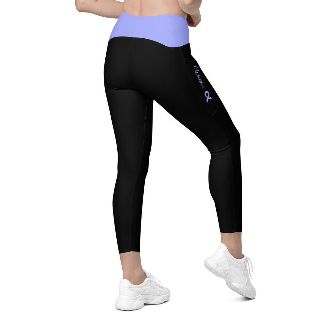 Esophageal Cancer "Warrior" Leggings with Pockets