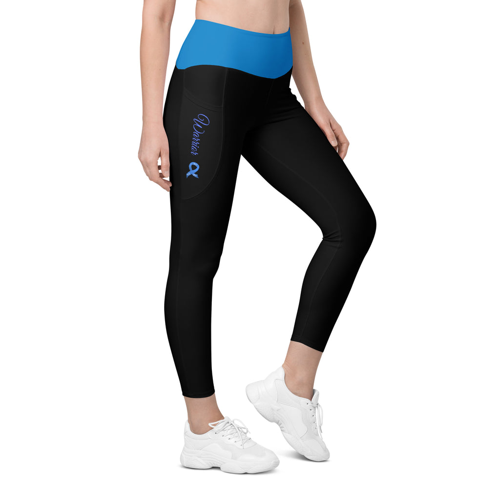 Colon Cancer "Warrior" Leggings with Pockets