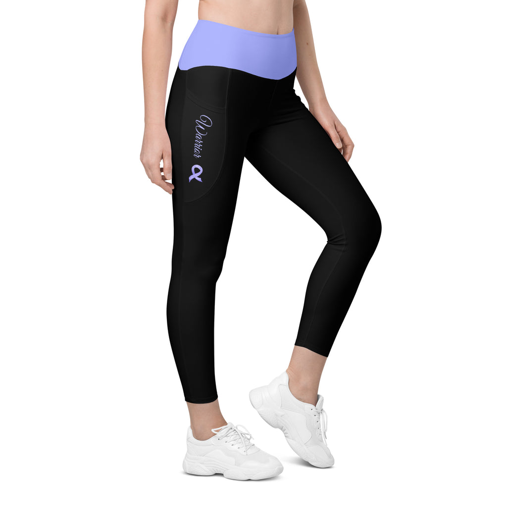 Esophageal Cancer "Warrior" Leggings with Pockets