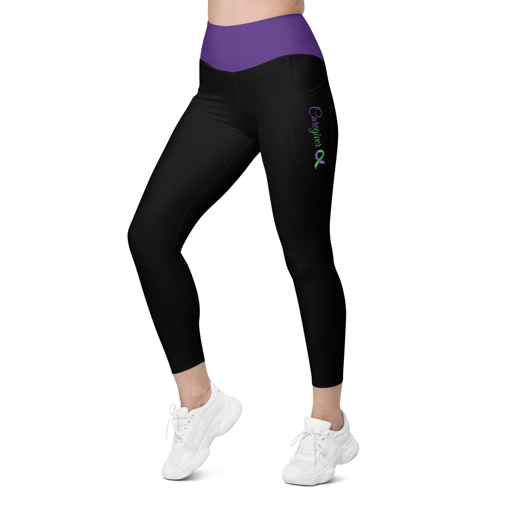 Anal Cancer "Caregiver" Leggings with Pockets