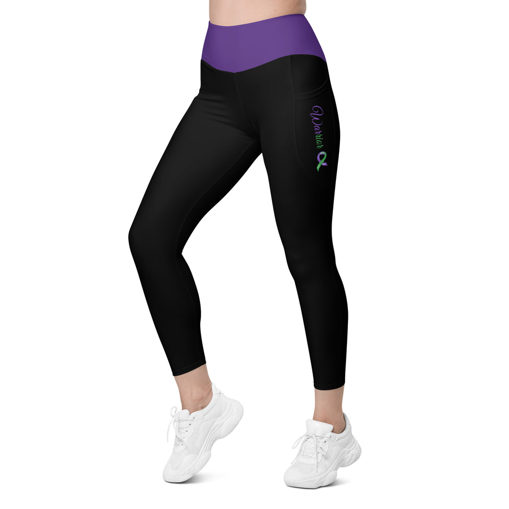 Anal Cancer "Warrior" Leggings with Pockets
