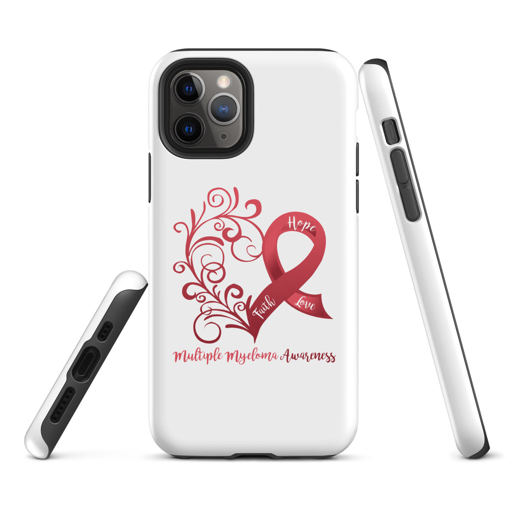 Multiple Myeloma Awareness Heart Tough Case for iPhone® (Several Models Available)(NON-RETURNABLE)