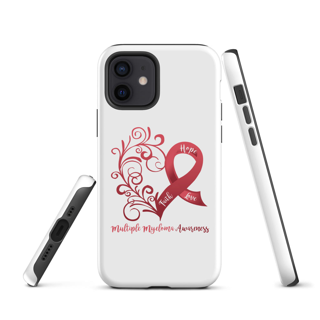 Multiple Myeloma Awareness Heart Tough Case for iPhone® (Several Models Available)(NON-RETURNABLE)