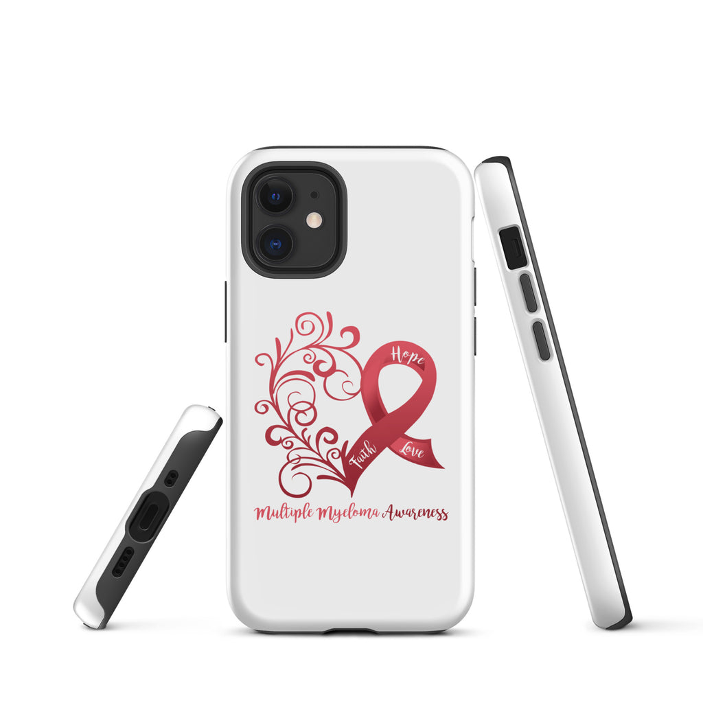 Multiple Myeloma Awareness Heart Tough Case for iPhone® (Several Models Available)(NON-RETURNABLE)