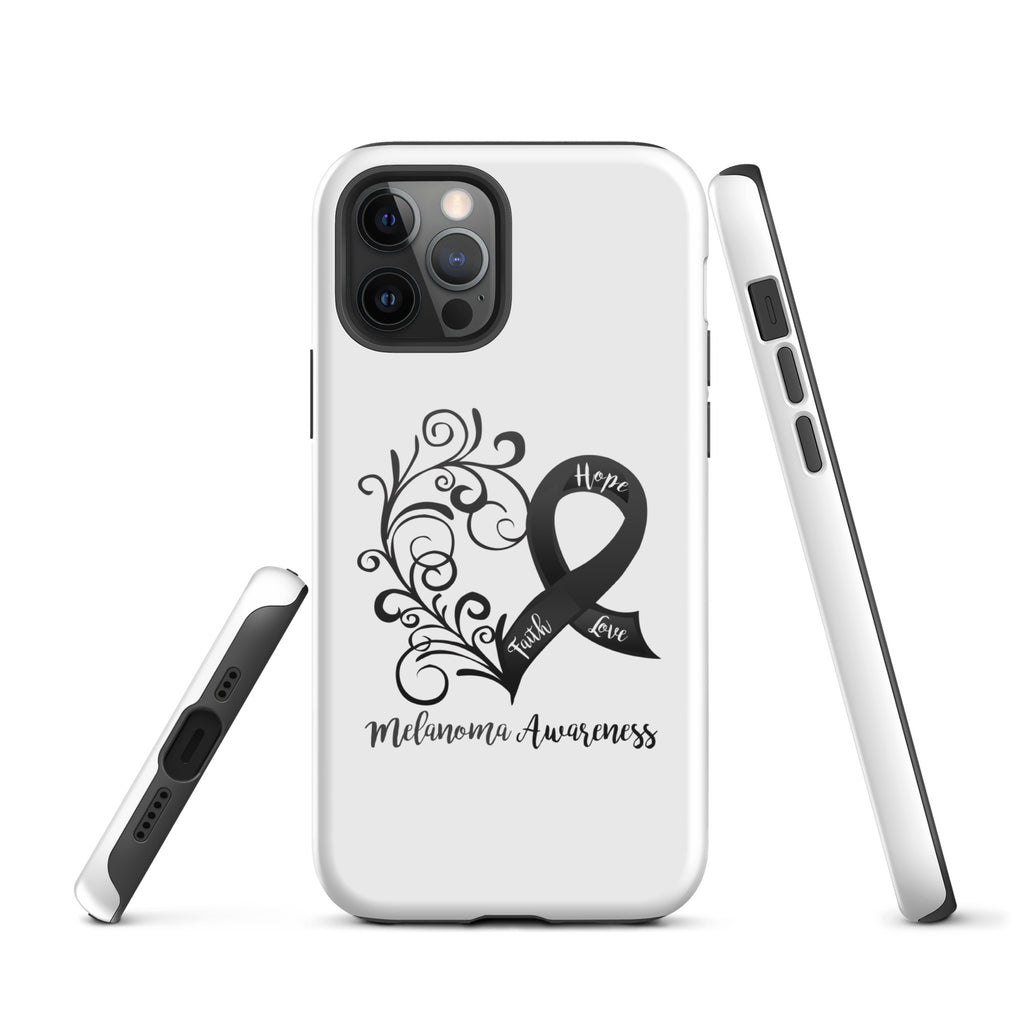 Melanoma Awareness Heart Tough Case for iPhone® (Several Models Available)(NON-RETURNABLE)