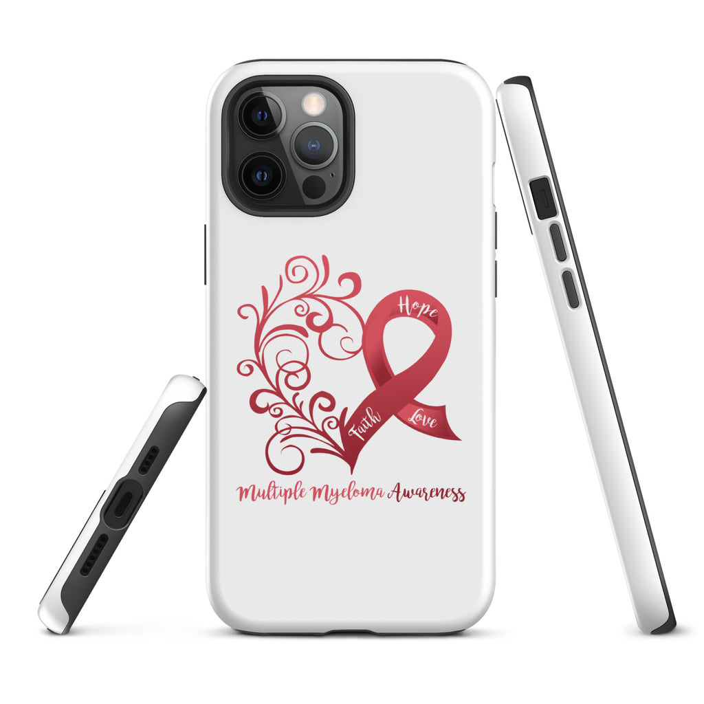 Multiple Myeloma Awareness Heart Tough Case for iPhone® (Several Models Available)(NON-RETURNABLE)