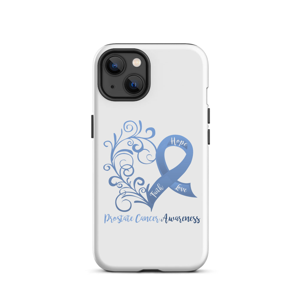 Prostate Cancer Awareness Heart Tough Case for iPhone® (Several Models Available)(NON-RETURNABLE)