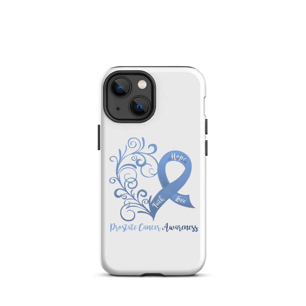 Prostate Cancer Awareness Heart Tough Case for iPhone® (Several Models Available)(NON-RETURNABLE)