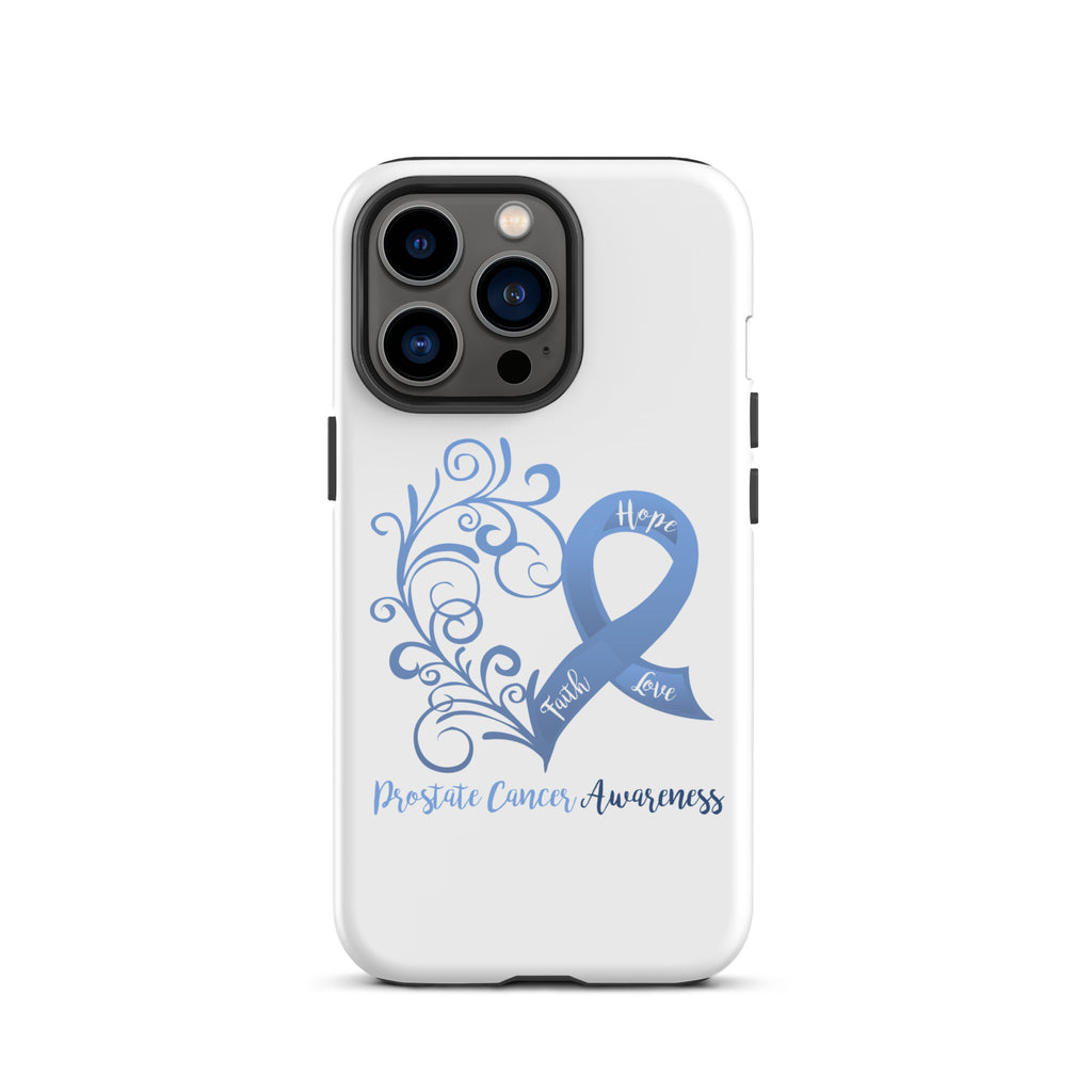 Prostate Cancer Awareness Heart Tough Case for iPhone® (Several Models Available)(NON-RETURNABLE)