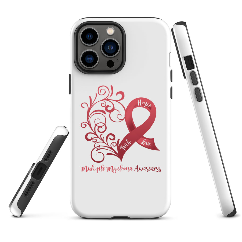 Multiple Myeloma Awareness Heart Tough Case for iPhone® (Several Models Available)(NON-RETURNABLE)