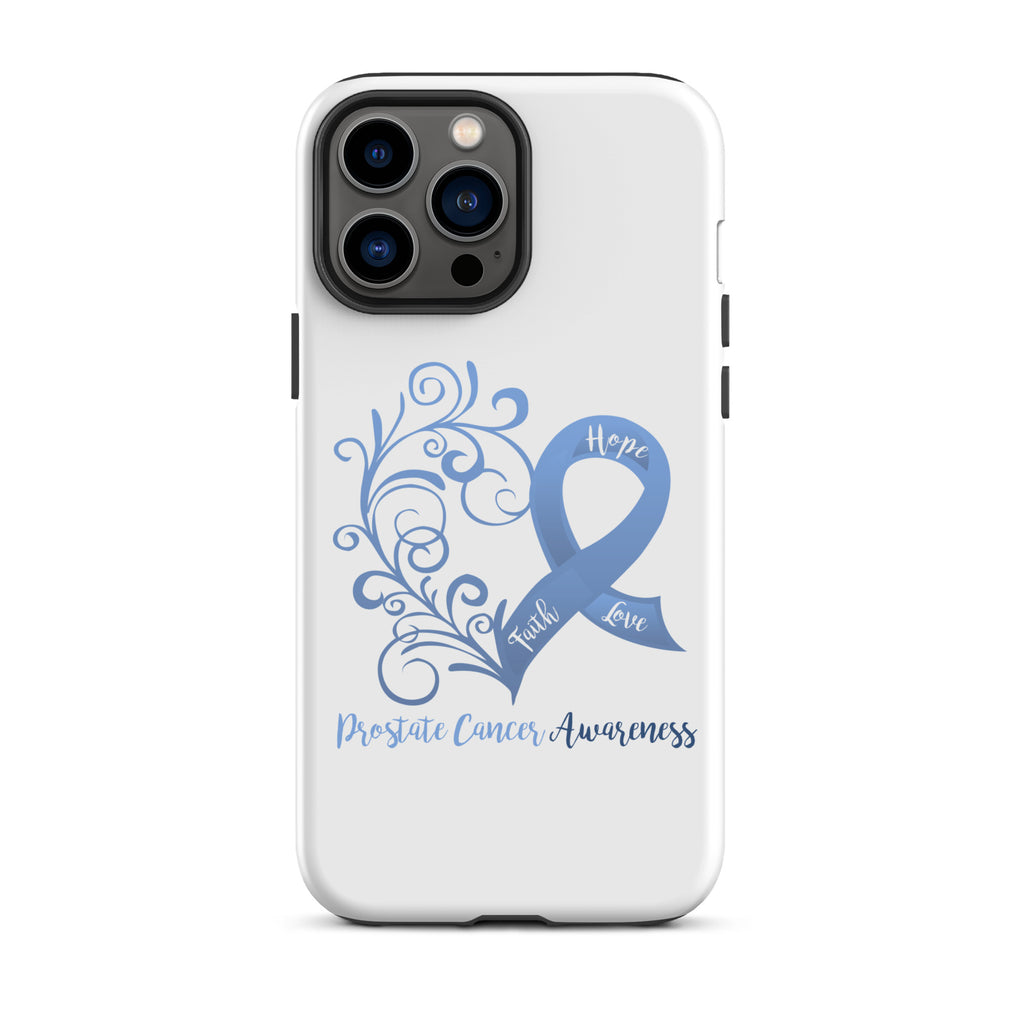 Prostate Cancer Awareness Heart Tough Case for iPhone® (Several Models Available)(NON-RETURNABLE)