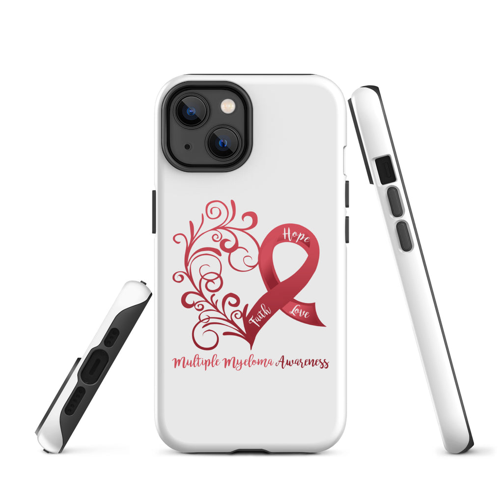 Multiple Myeloma Awareness Heart Tough Case for iPhone® (Several Models Available)(NON-RETURNABLE)