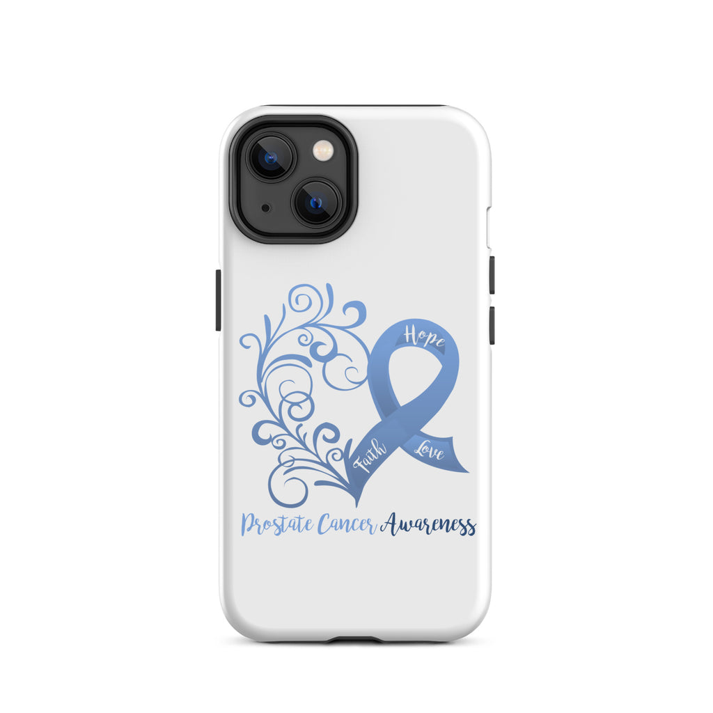 Prostate Cancer Awareness Heart Tough Case for iPhone® (Several Models Available)(NON-RETURNABLE)