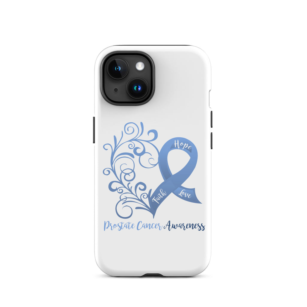 Prostate Cancer Awareness Heart Tough Case for iPhone® (Several Models Available)(NON-RETURNABLE)