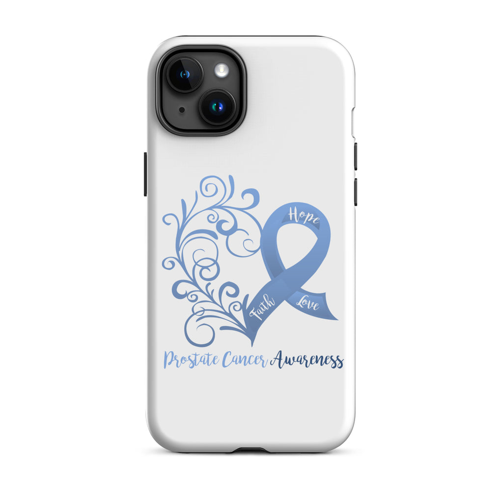 Prostate Cancer Awareness Heart Tough Case for iPhone® (Several Models Available)(NON-RETURNABLE)