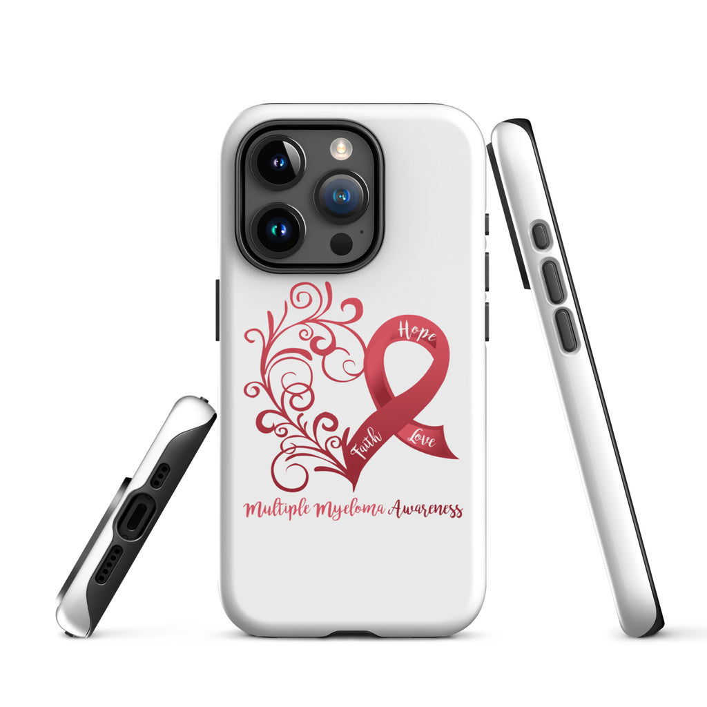 Multiple Myeloma Awareness Heart Tough Case for iPhone® (Several Models Available)(NON-RETURNABLE)