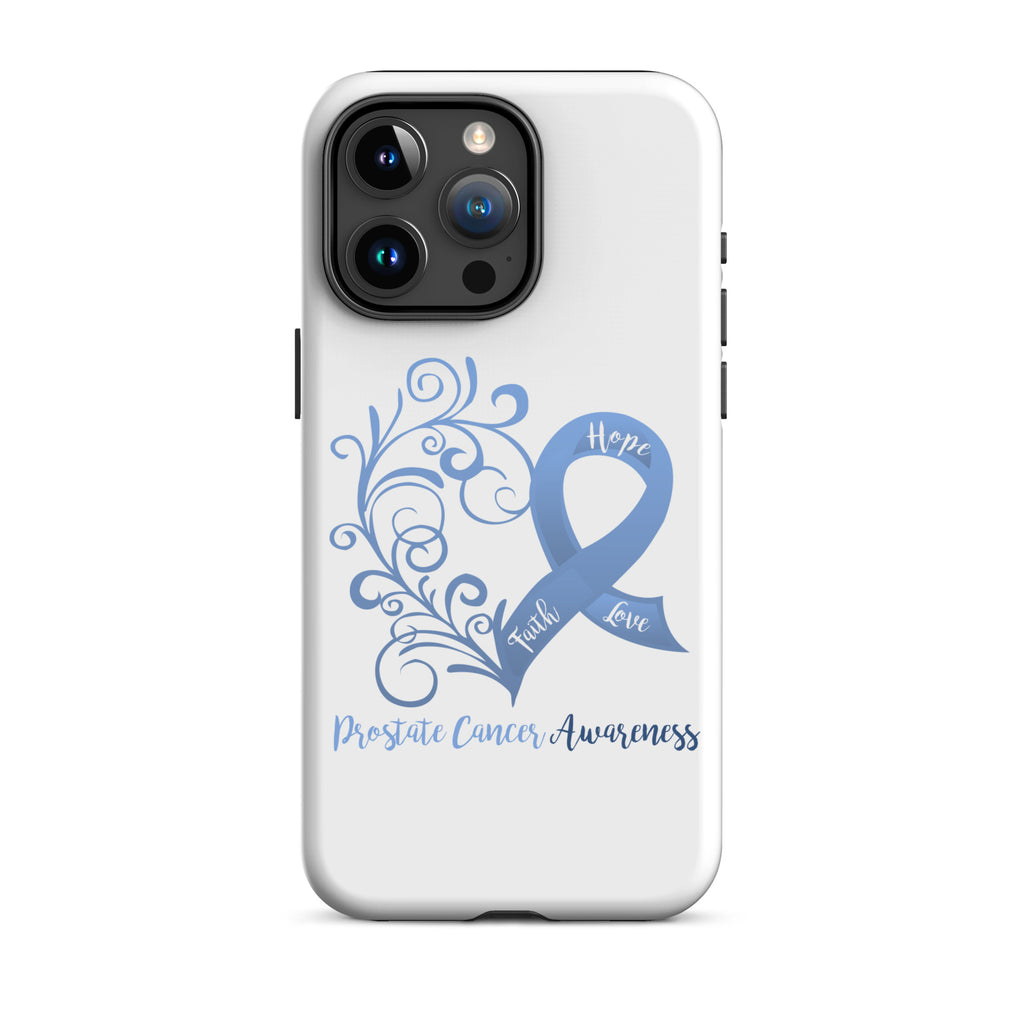 Prostate Cancer Awareness Heart Tough Case for iPhone® (Several Models Available)(NON-RETURNABLE)